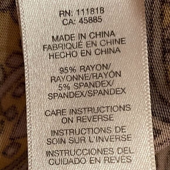 Michael Kors patterned design long sleeve Size S - Picture 6 of 6